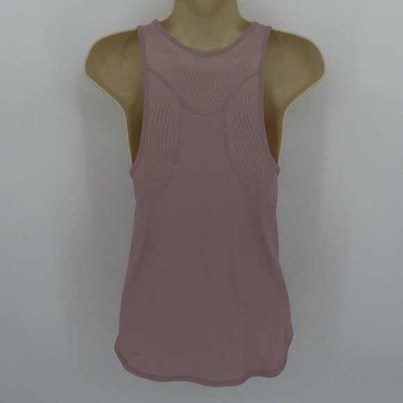 Lululemon Women 15in Bust Purple Sleeveless Mesh Panel Accent Tank Top Shirt - Picture 5 of 10